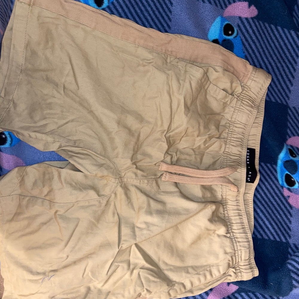 Edgar + Ash tan shorts
